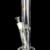 Straight Tube Water Pipe - Rainbow Pot Leaf