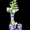 "Luck" Porcelain Vase Bong