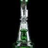 Tsunami 9" Bent Neck Beaker Rig with Marble Accents Tsunami 9" Bent Neck Beaker Rig with Marble Accents