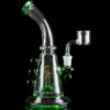 Tsunami 9" Bent Neck Beaker Rig with Marble Accents Tsunami 9" Bent Neck Beaker Rig with Marble Accents