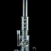 22" Tall Double Drum Donut Tube Bong