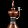 "The Genie's Lamp" Brushed Electroformed Hourglass Beaker Water Pipe "The Genie's Lamp" Brushed Electroformed Hourglass Beaker Water Pipe