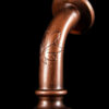 "The Genie's Lamp" Brushed Electroformed Hourglass Beaker Water Pipe "The Genie's Lamp" Brushed Electroformed Hourglass Beaker Water Pipe