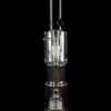 "Morpheus" Double Matrix Water Pipe with Black Accents