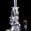"Funnel Cake" Hourglass Recycler with Colored Accents "Funnel Cake" Hourglass Recycler with Colored Accents