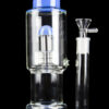 "Morpheus" Double Matrix Water Pipe with Black Accents