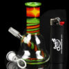 Rasta Swirl Beaker Mini Rig