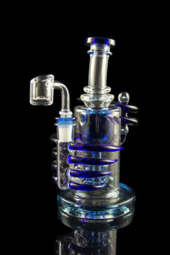 "Dabbin' Diablo" Horns Internal Recycler Dab Rig with Banger