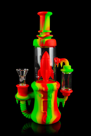 Silicone Rocket Ship Water Pipe Silicone Rocket Ship Water Pipe