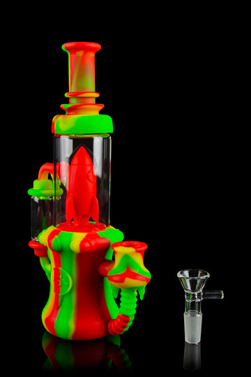 Silicone Rocket Ship Water Pipe Silicone Rocket Ship Water Pipe