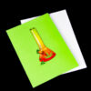 Dirty Pop Pop-Up Greeting Card - Rasta Bong