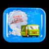 Cheech & Chong 40th Anniversary Rolling Tray - Blue Cheech & Chong 40th Anniversary Rolling Tray - Blue