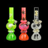 Mini Acrylic Bubble Water Pipe with Grinder Base