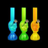 Mini Acrylic Skull Water Pipe with Built in Grinder Base Mini Acrylic Skull Water Pipe with Built in Grinder Base