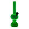 Mini Acrylic Water Pipe with Built in Grinder Base