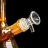 Glass Beaker Base Ice Bong with Metallic Finish Glass Beaker Base Ice Bong with Metallic Finish