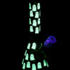 Ghostly Glow Beaker Water Pipe