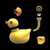Piecemaker Silicone Duck Water Pipe - Kwack