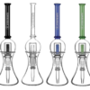Bubble Vapor Vessel with Quartz Tip & Stand