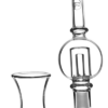 Bubble Vapor Vessel with Quartz Tip & Stand