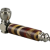 Rainbow Wood & Stainless Steel Hand Pipe