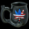 Roast & Toast Premium Ceramic Embossed Leaf Pipe Mug