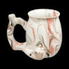Roast & Toast Premium Marbled Ceramic Pipe Mug