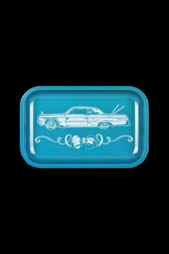 Cheech & Chong x Pulsar Metal Rolling Tray with Lid - Love Machine