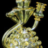 "Apollo" Fumed Marbled Recycler Dab Rig