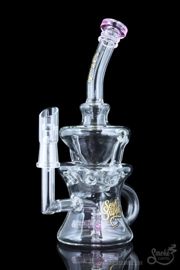 "Artemis" Propellor Perc Swiss Recycler with Color Accents "Artemis" Propellor Perc Swiss Recycler with Color Accents
