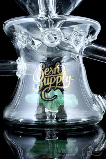 "Artemis" Propellor Perc Swiss Recycler with Color Accents "Artemis" Propellor Perc Swiss Recycler with Color Accents