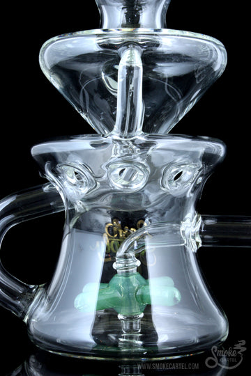 "Artemis" Propellor Perc Swiss Recycler with Color Accents "Artemis" Propellor Perc Swiss Recycler with Color Accents
