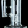 "Charon" Unique Spinning Propeller Perc Straight Tube Bong