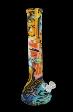 Glow in the Dark Silicone Beaker Bong