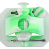 Silicone "Dab Grenade" Vapor Straw Collector Kit