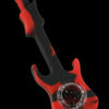 Silicone Guitar Hand Pipe with Glass Bowl