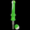 Silicone "Dab Collector" Vapor Straw with Titianium Tip
