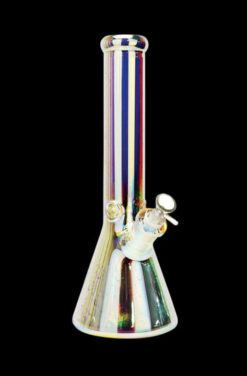 Space Party Beaker Water Pipe with LED Light