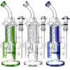 The "Space Station" Recycler Water Bong with Inline Perc
