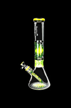 Glass Wig Wag Beaker Water Pipe
