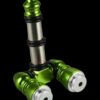 Double Bowl Aluminum Pipe with Bowl Saver Lids