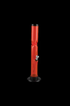 Acrylic Straight Tube Bong With Ice Catcher