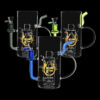 Drinkable Beer Mug Recycler Water Pipe