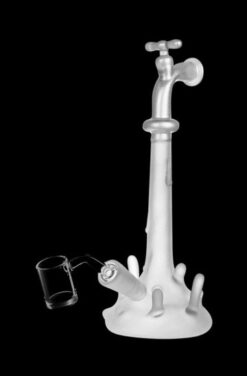 Water Spigot Frosted Glass Dab Rig