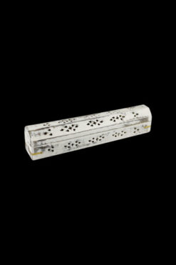 Wooden Coffin-Style Incense Burner