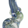Worked Fritted Bubbler Hand Pipe - Boomer
