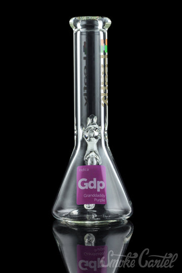 Leafly Strain Tile Beaker Bong - (OG Kush / Maui Wowie / Granddaddy Purp) Leafly Strain Tile Beaker Bong - (OG Kush / Maui Wowie / Granddaddy Purp)