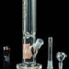 Leafly Strain Tile Straight Tube Bong - Sativa, Indica, or Hybrid