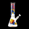 "Papaya" Glass Beaker Ice Bong