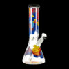 "Papaya" Glass Beaker Ice Bong